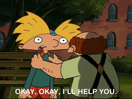 hey arnold nicksplat GIF