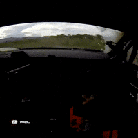 Close Call Driving GIF by FIA World Rally Championship