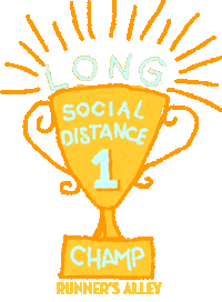 Long Run Sticker by Runner's Alley