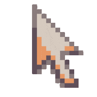 dinchenix pixel retro arrow pixel art Sticker