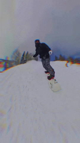 Interspacemonkey snow snowboarding interspacemonkey smowboard GIF