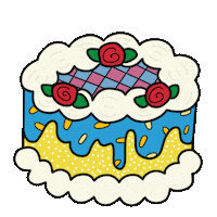 Birthday Cake Sticker