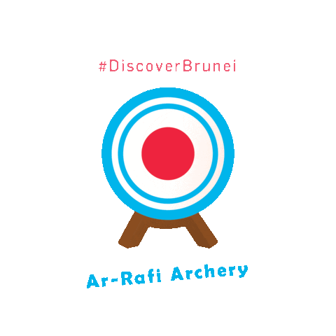 Archery Brunei Sticker by bruneitourismofficial