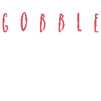 Thanks Thanksgiving Sticker