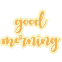 Good Morning Sticker