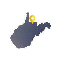 morgantown wv wvu Sticker by WestVirginiaU