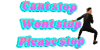 Wont Stop Sticker by chuber channel