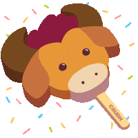 CSUDH party ice cream csudh teddy the toro Sticker