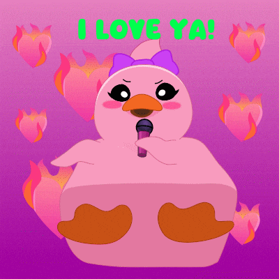 I Love You Singing GIF by MeetDuckey