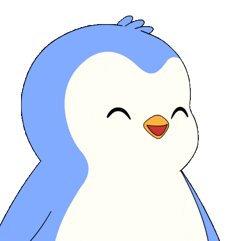 Happy Money On My Mind Sticker by Pudgy Penguins