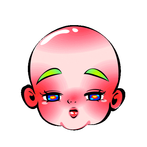 Art Girl Sticker by NAPOYAN