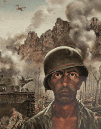 Thousand Yard Stare GIF