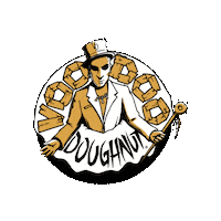 Doughnuts Baron Sticker by Voodoo Doughnut