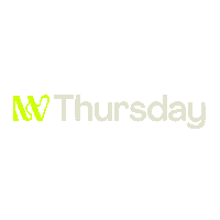 Thursday Sticker by Modern Visuals