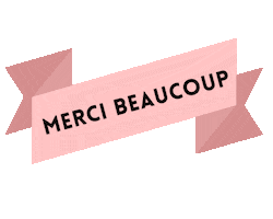 France Thank You Sticker by Bons baisers de Paname