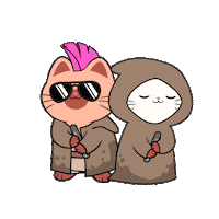 Star Wars Cute Cat Sticker by Silly Kitties