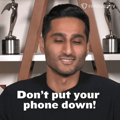 Put Your Phone Down GIF by FanDuel
