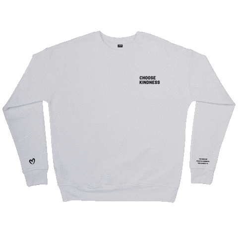 Loveemco heart black kindness grey Sticker