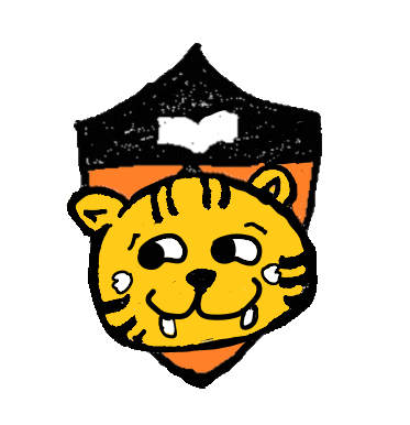 Hi Tiger Sticker by Princeton University