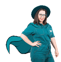 Freelance Superwoman Sticker