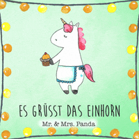Unicorn Muffin GIF by Mr. & Mrs. Panda