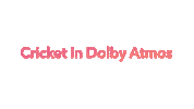 Cricket Atmos Sticker by Dolby India