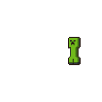 RandomPixels minecraft boom creeper Sticker