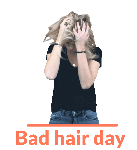 Bad Hair Day Sticker