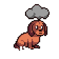 Sad Mood Sticker by Abstract HotDogs