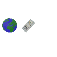 3D Earth Sticker by SuperGSATB