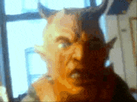 charlespieper weird scream devil demon GIF