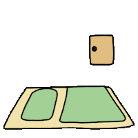 Tired Illustration Sticker