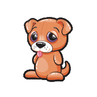 dog puppy Sticker by Basic Fun!