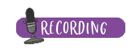 Podcast Recording Sticker by Pummel & Friends