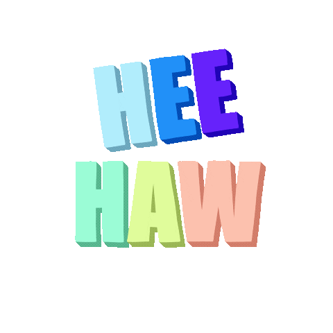 Braying Hee Haw Sticker