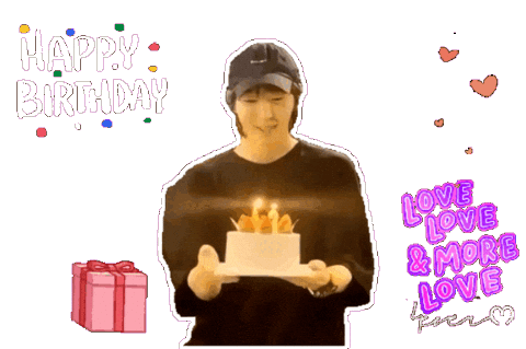 Happy Birthday Jg Sticker