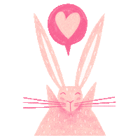 Bunny Love Sticker