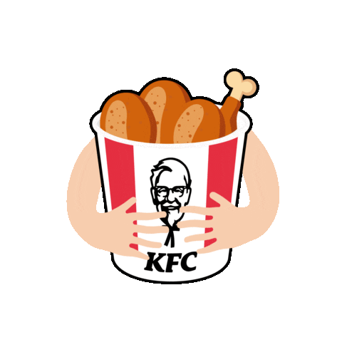 kfc_austria giphyupload arms belly bucket Sticker