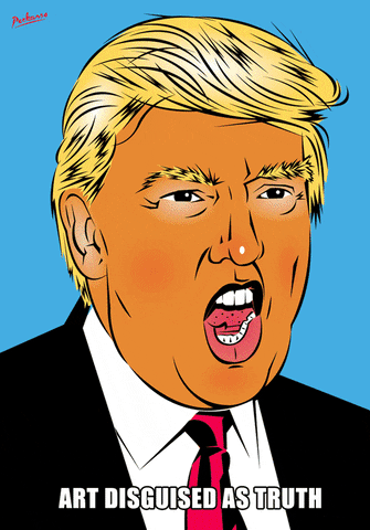 donald trump lol GIF by PEEKASSO