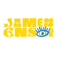 studiolawijt eye jamesensor artensor Sticker