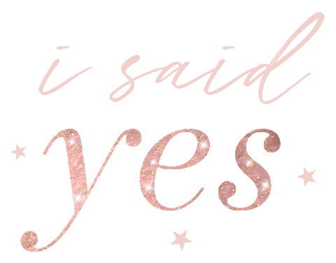 I Said Yes Bride Sticker by Après Jewelry