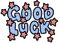 Good Luck Sticker by Poppy Deyes