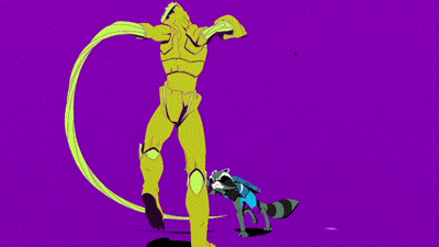 goldenwolf giphyupload fight animation cartoon GIF
