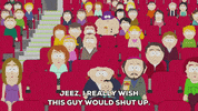 sheila broflovski shut up GIF by South Park 