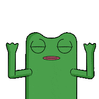 Locked In Frog Sticker by fwogs