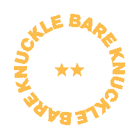 BareKnuckleCC stars bare knuckle bareknuckle Sticker