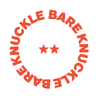 BareKnuckleCC stars bare knuckle bareknuckle Sticker