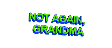 grandma lol Sticker by AnimatedText