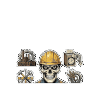 Halloween Empleado Sticker