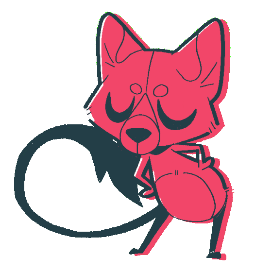 Red Panda Dancing Sticker